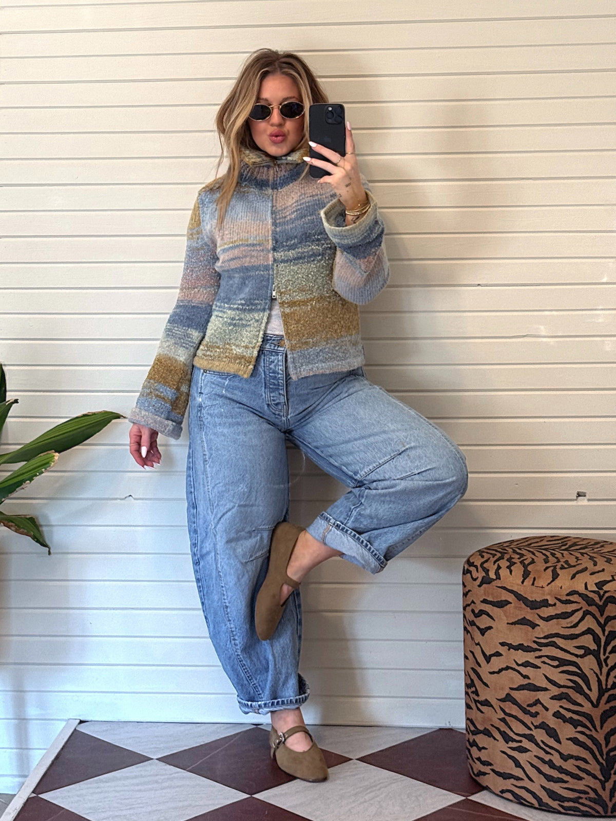 ZIA ZIP UP CARDIGAN.