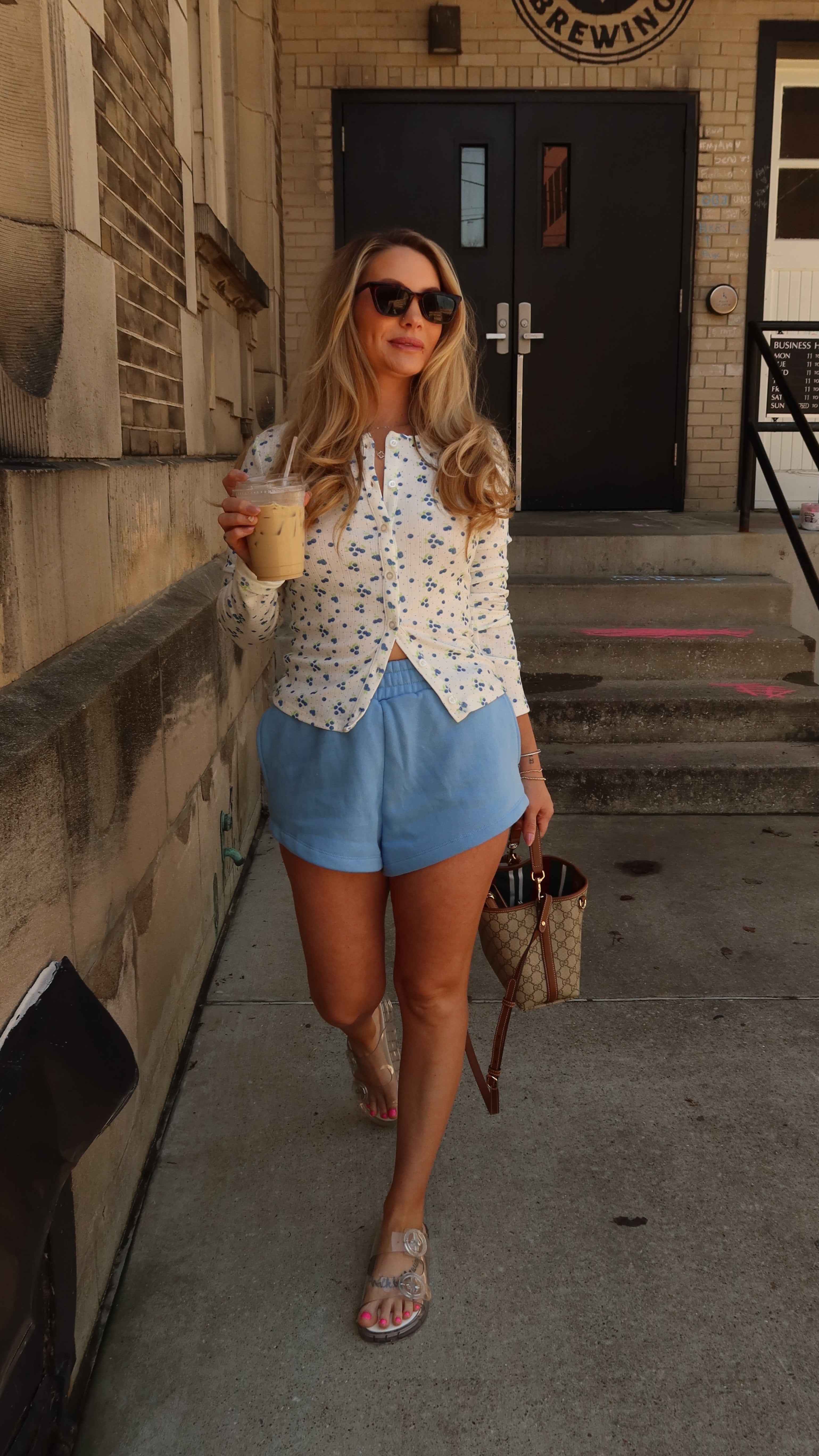 BLUEBERRY CARDIGAN.