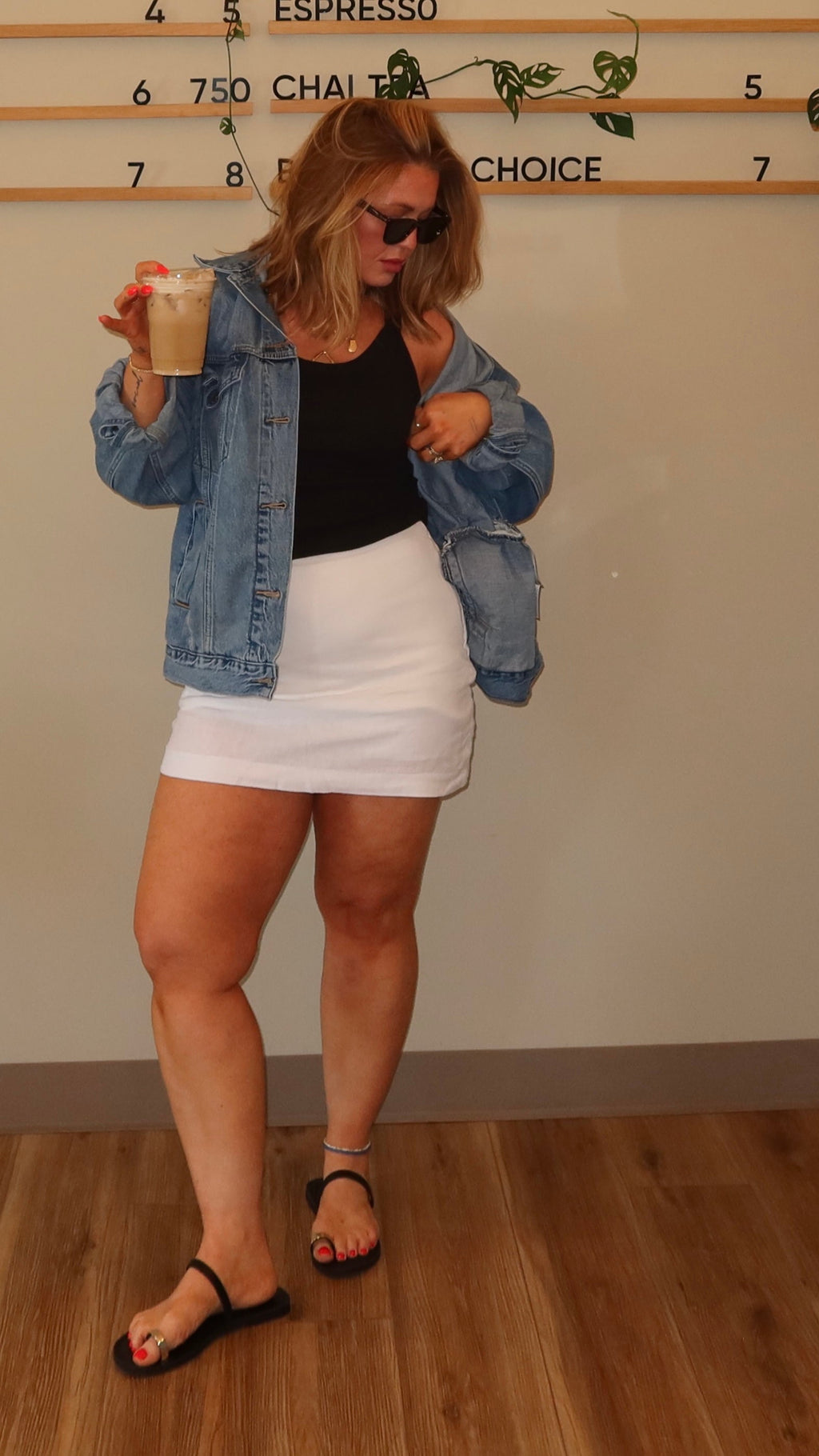 LOLA LINEN MINI SKORT.