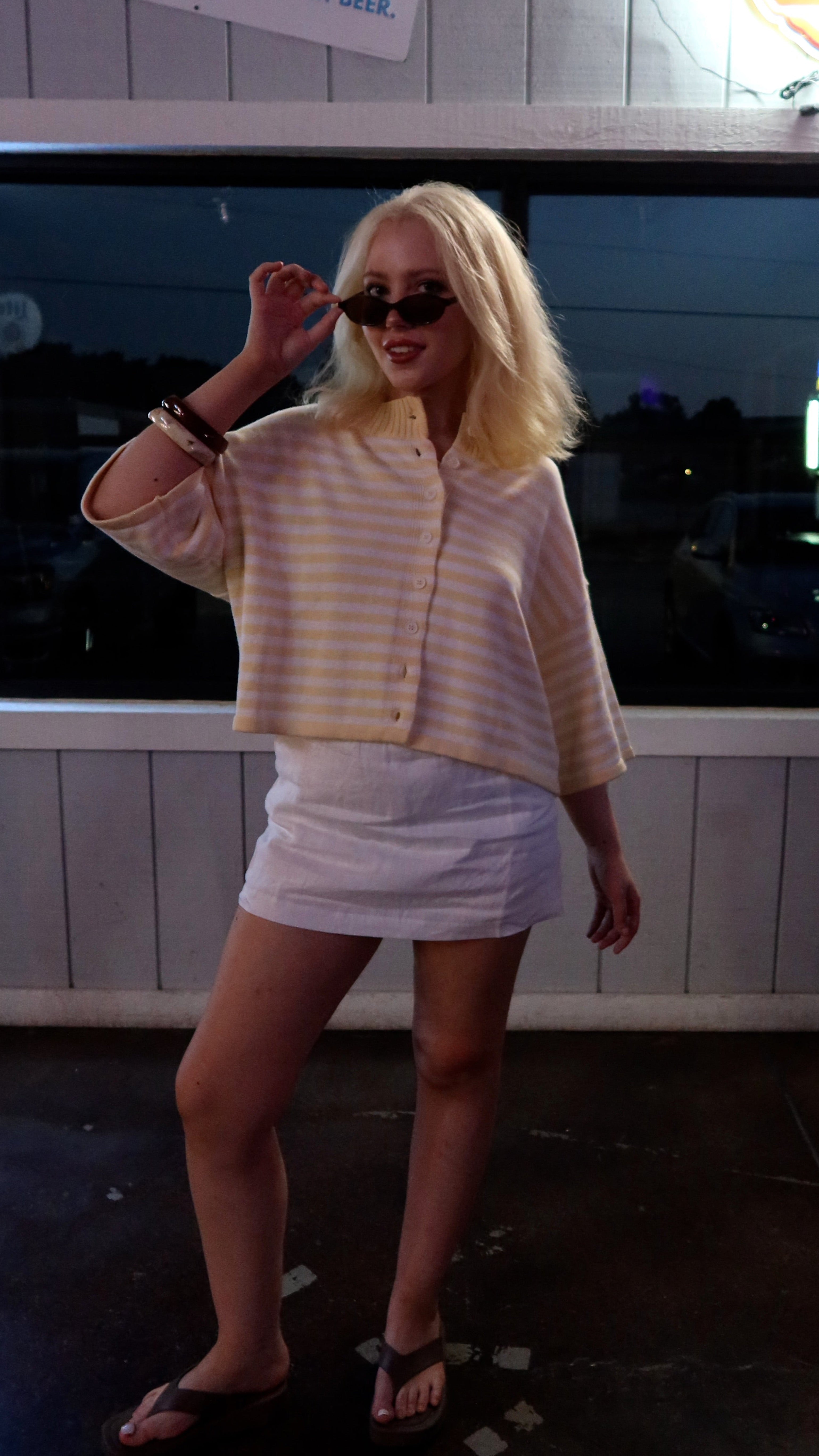PROSECCO POP CARDIGAN.