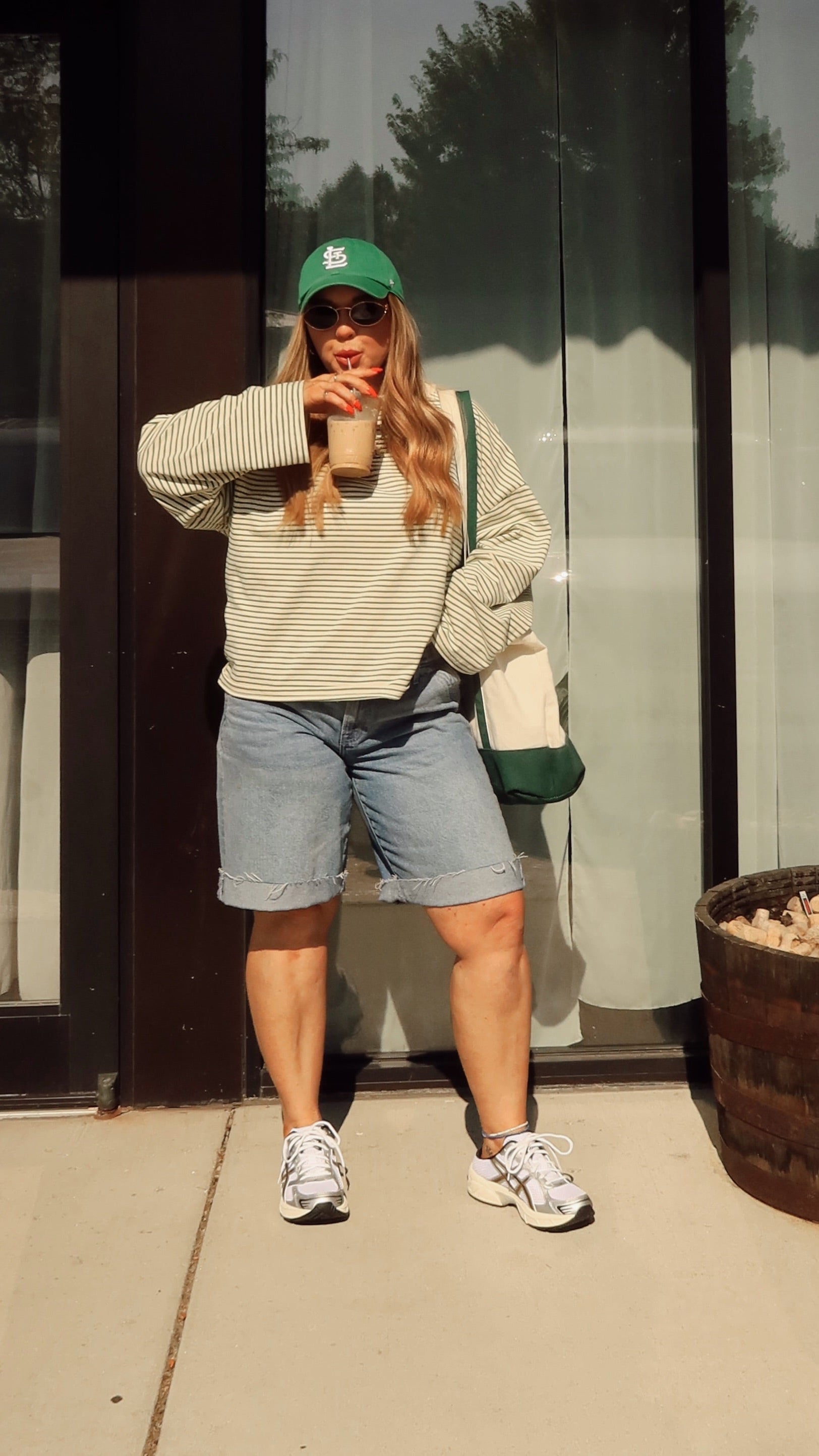 THE AVA BARREL SHORTS.