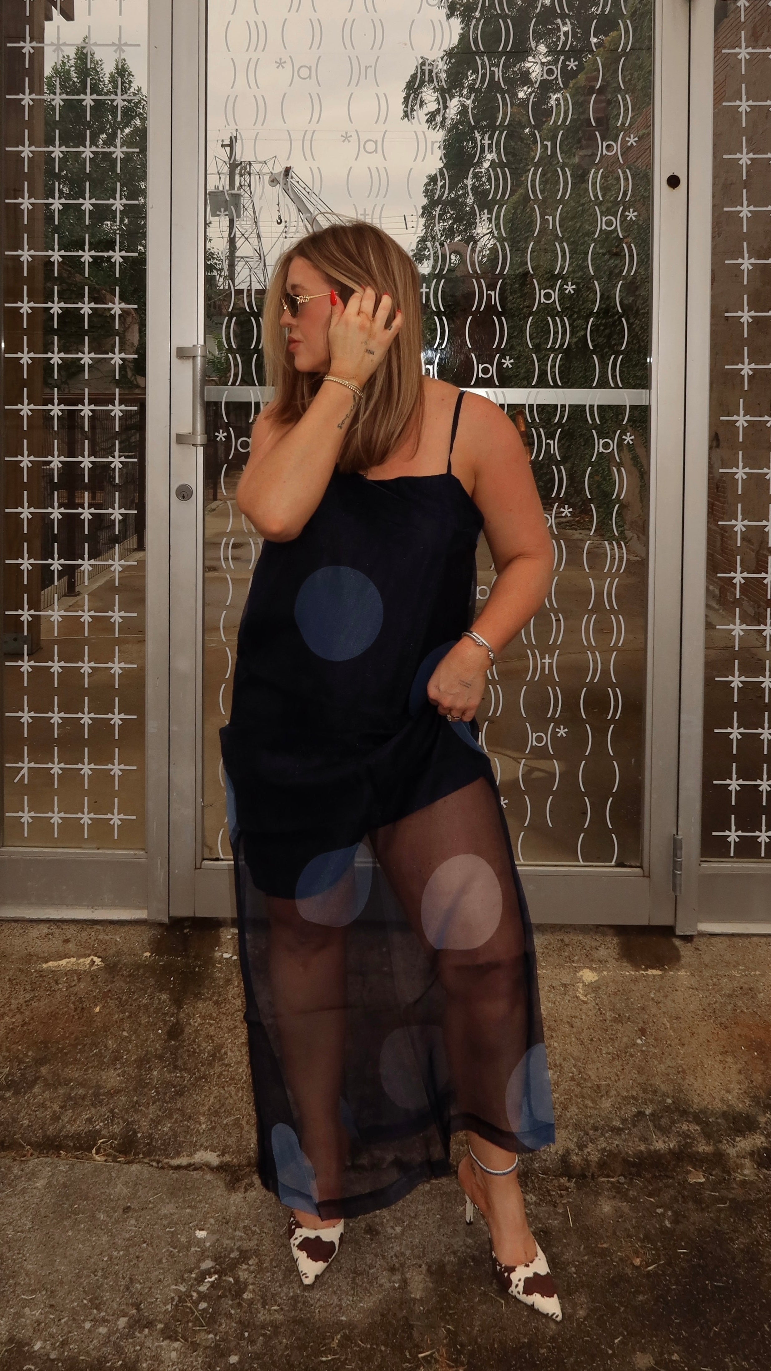 DOTTIE SHEER MAXI.