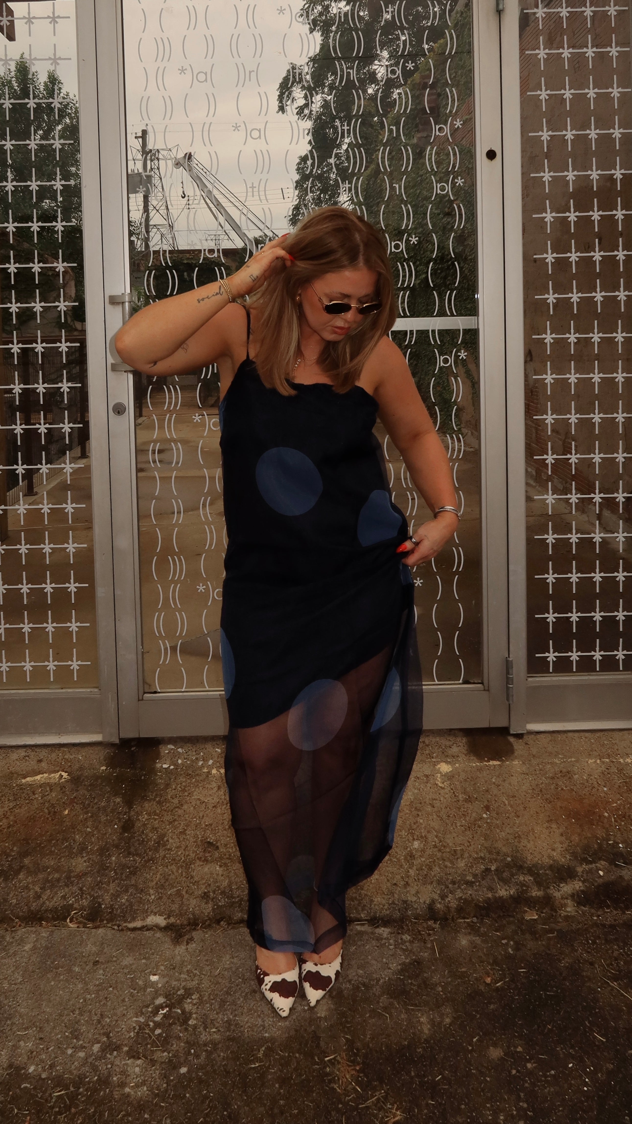 DOTTIE SHEER MAXI.