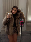 TEDDY FAUX FUR JACKET.