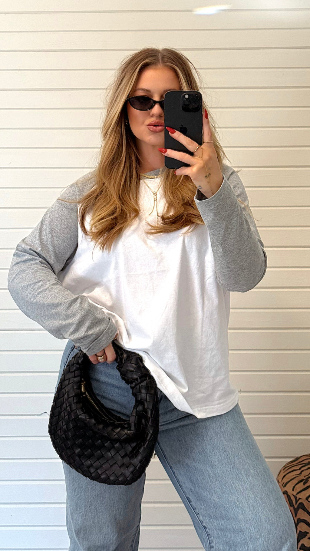DREW BASEBALL TEE.