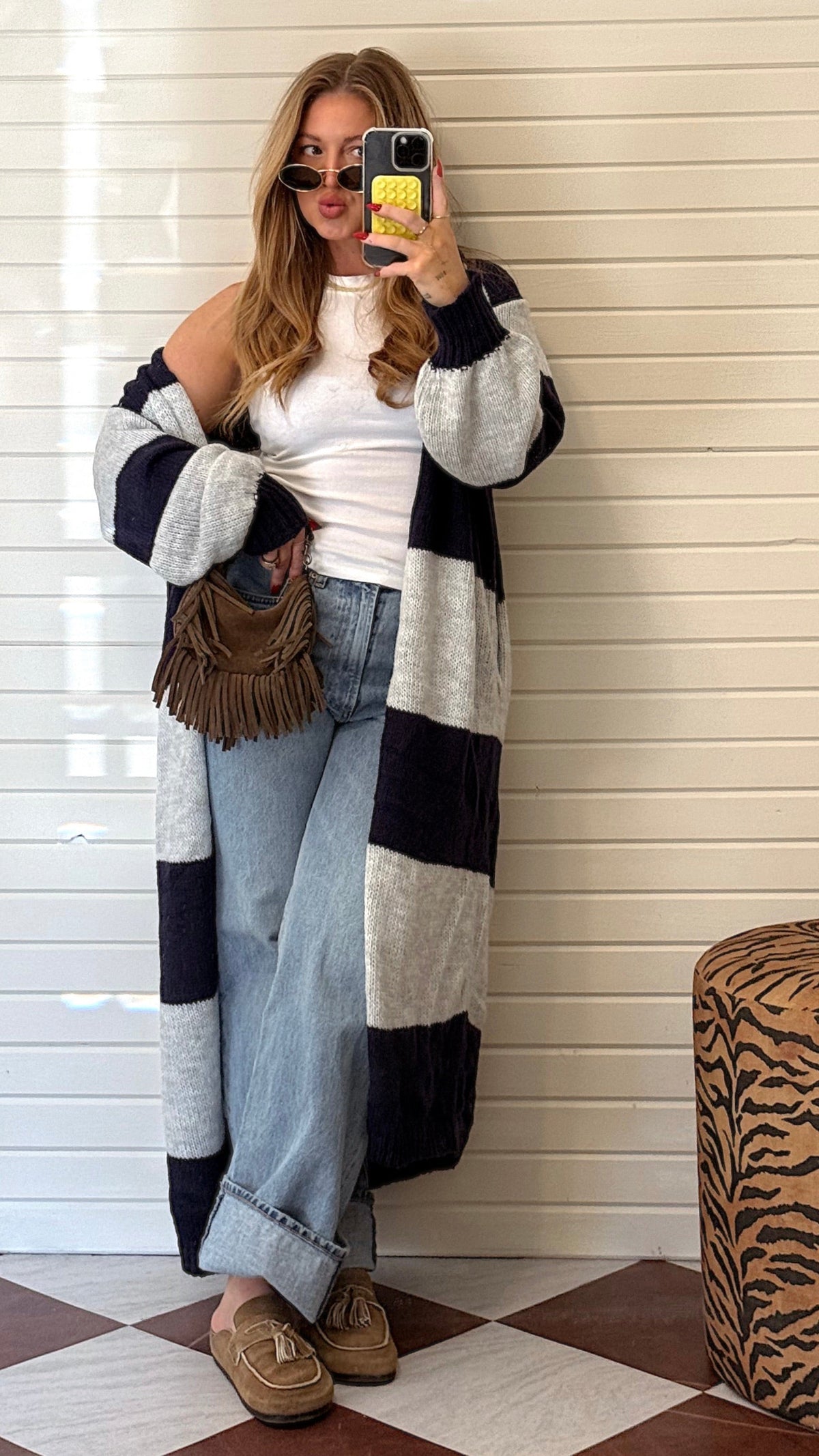 RYAN LONGLINE DUSTER CARDIGAN.