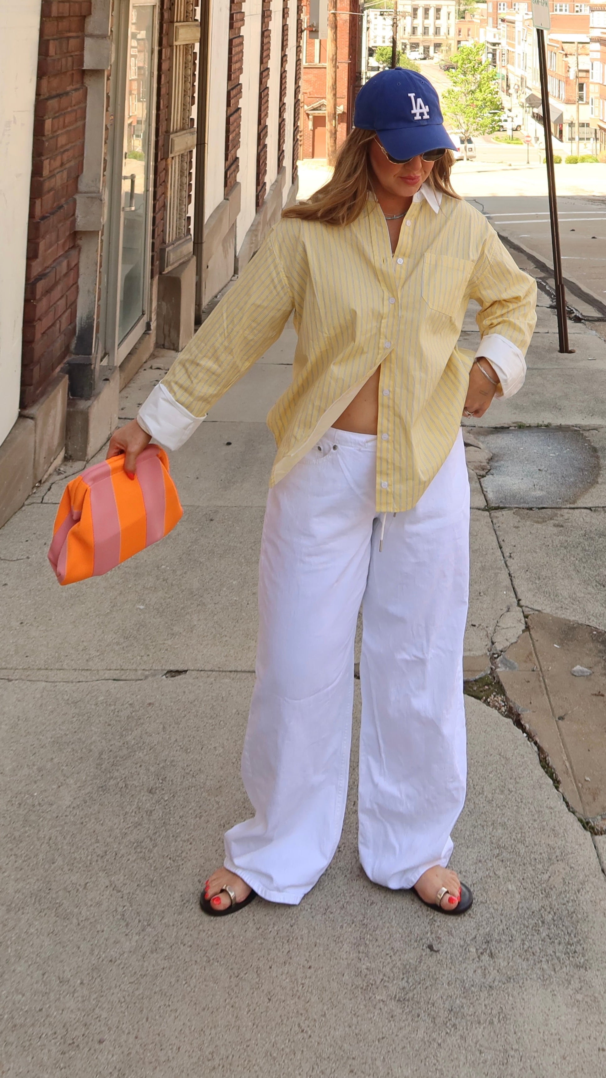LEMON BERRY BUTTON UP.