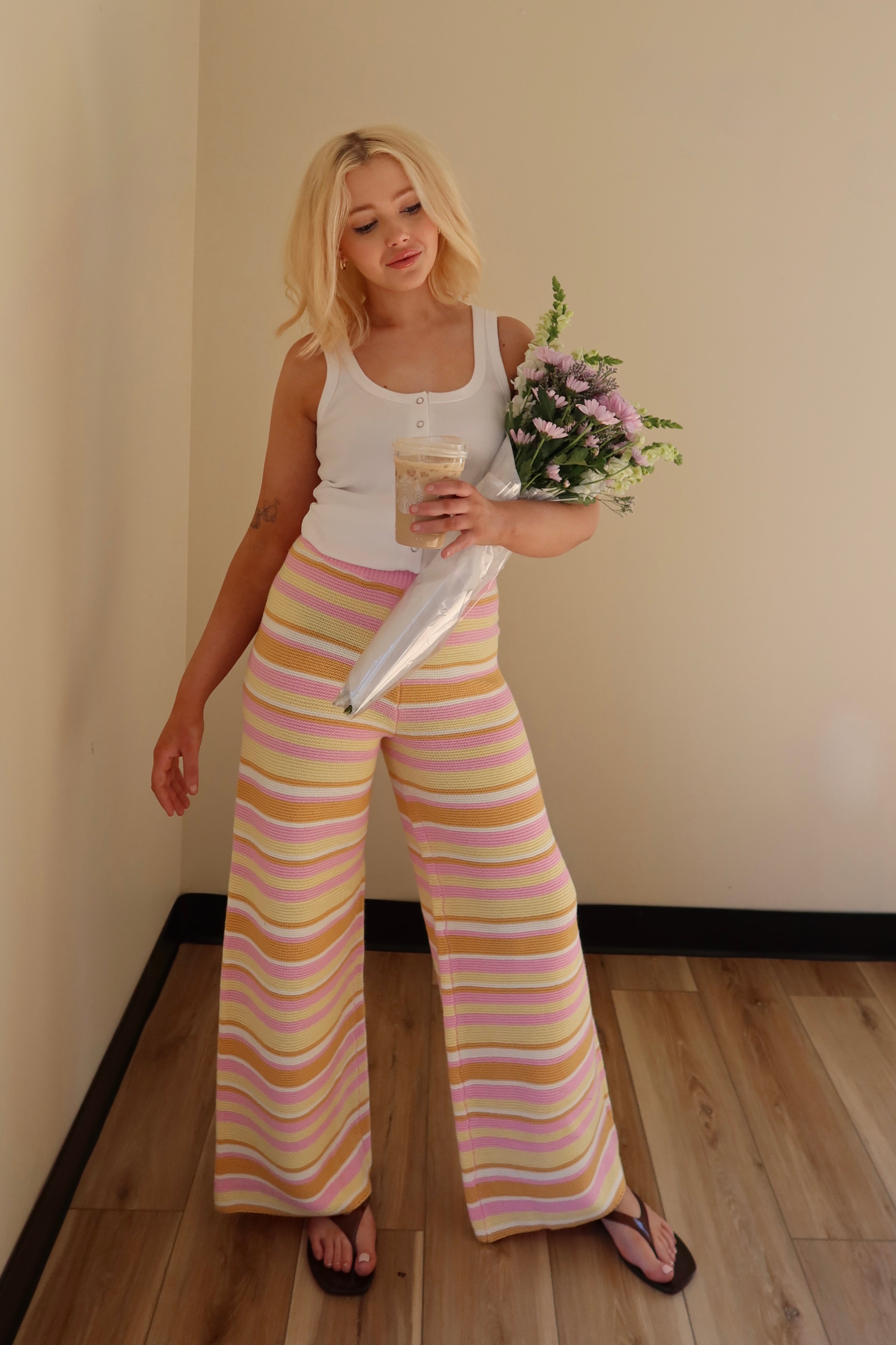 COASTAL CROCHET PANTS.