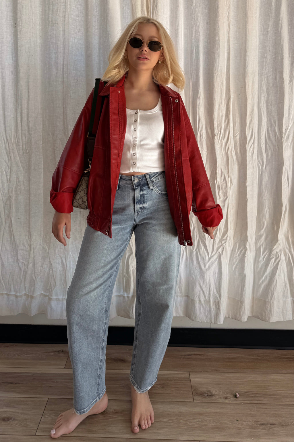 BONNIE BARREL DENIM.