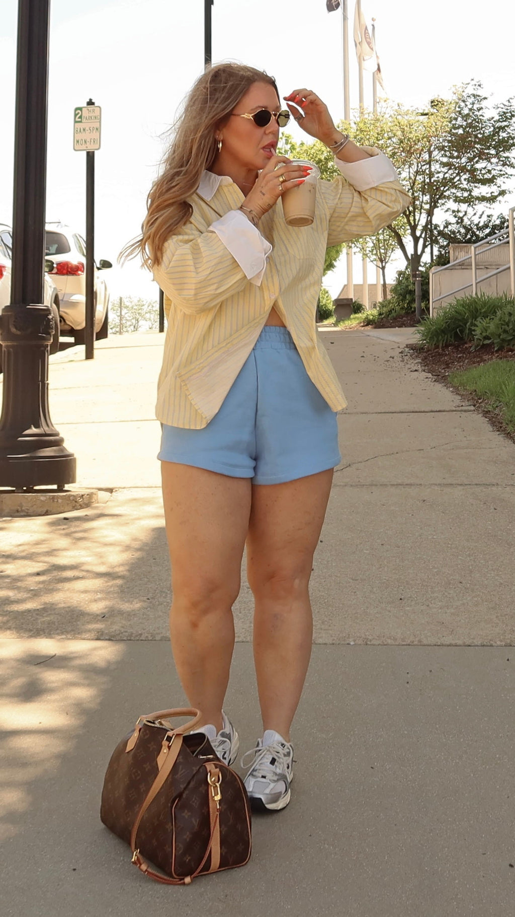 BERRY BLUE SHORTS.