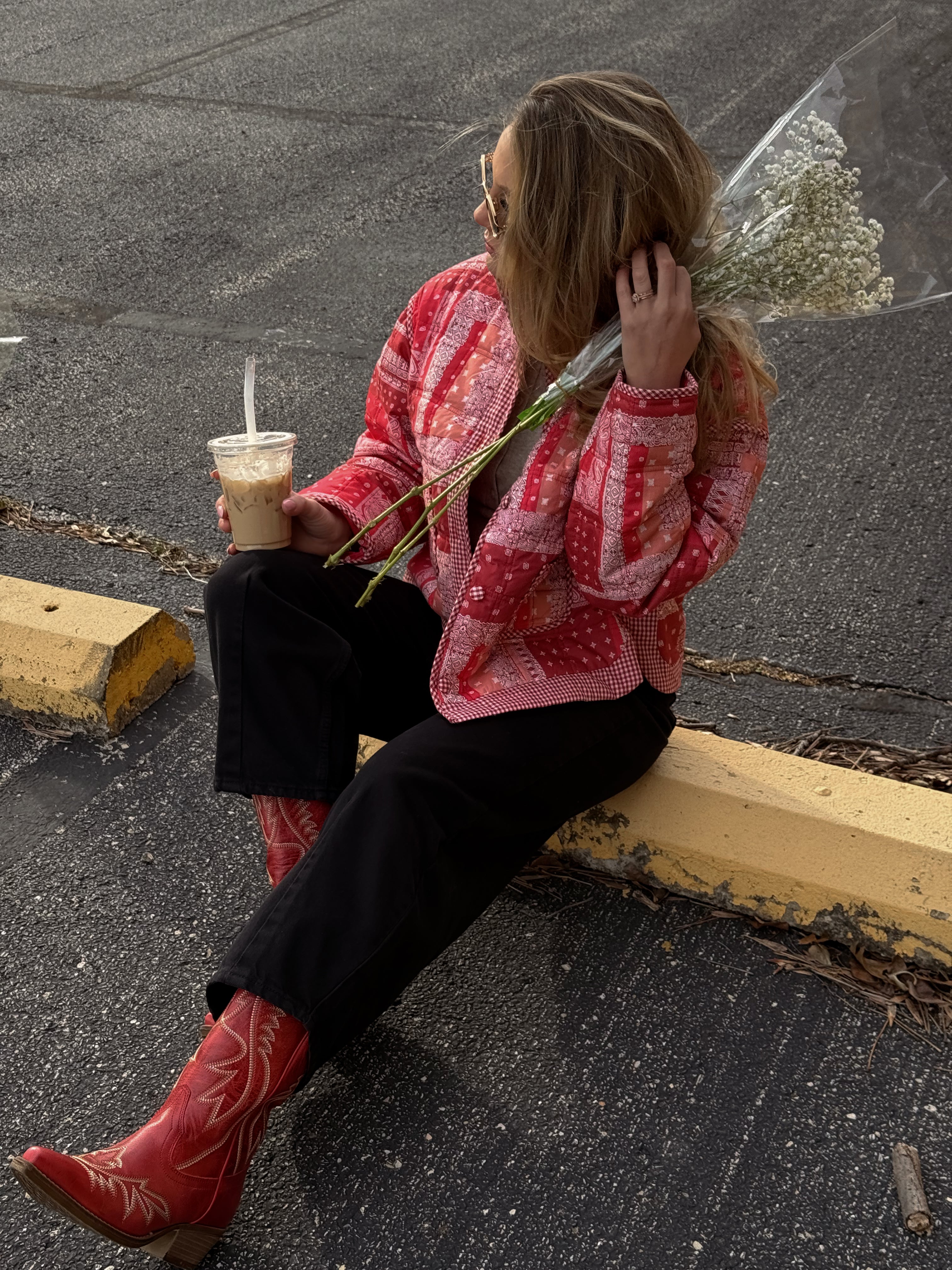 PAISLEY QUILTED JACKET.