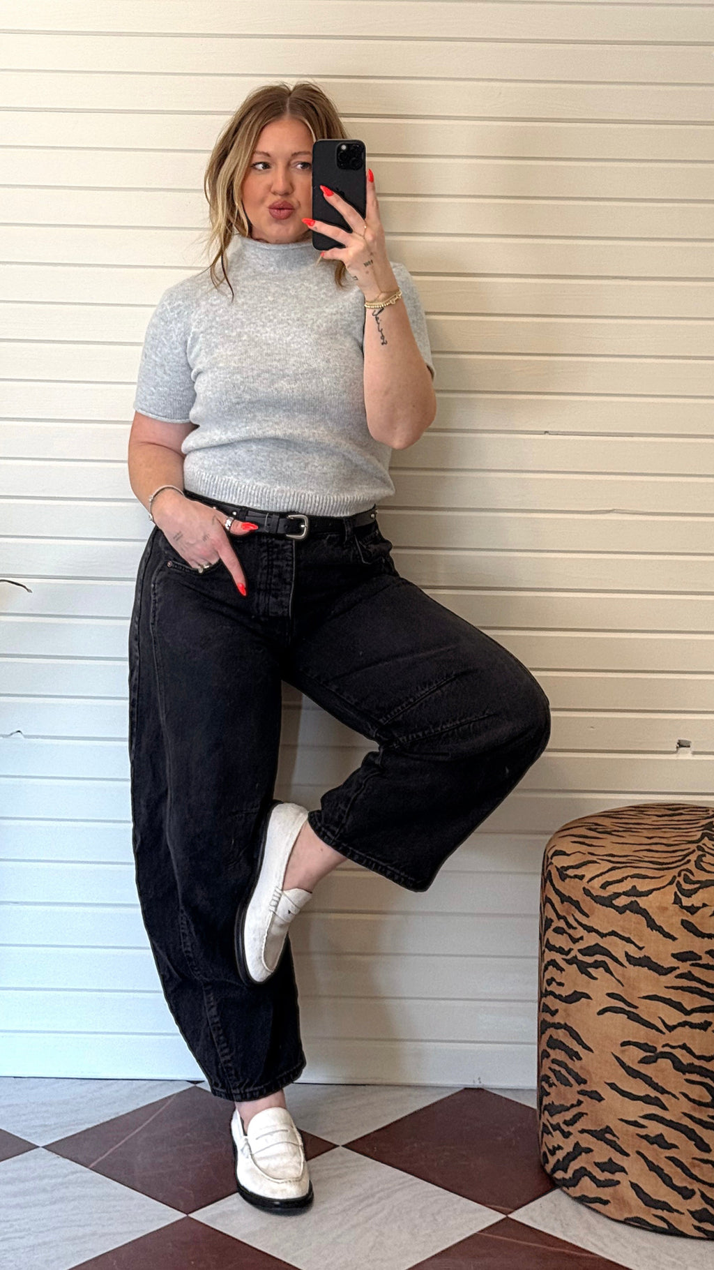 GIA MOCKNECK SWEATER.